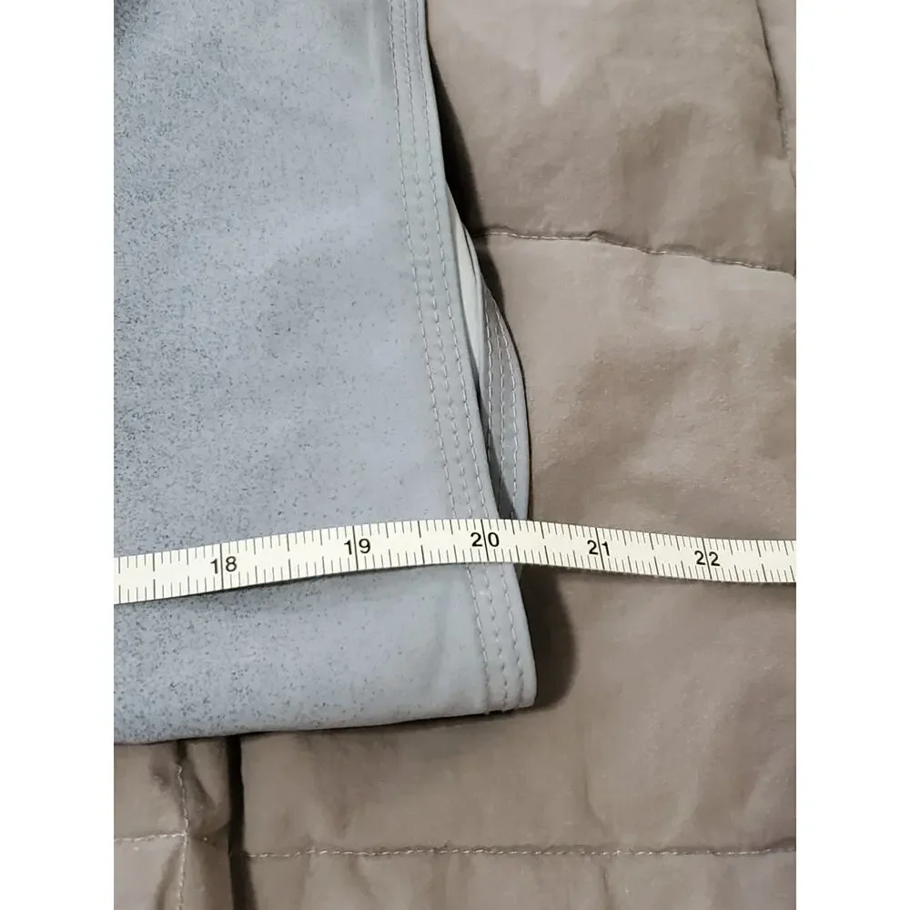 Burnside Men’s Board Shorts Gray Black Stripe Quick Dry Stretch Size 36 NWT